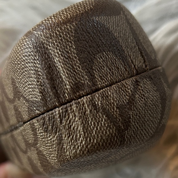 Coach Sunglasses case Khaki & Tan Hard Shell - Picture 5 of 13